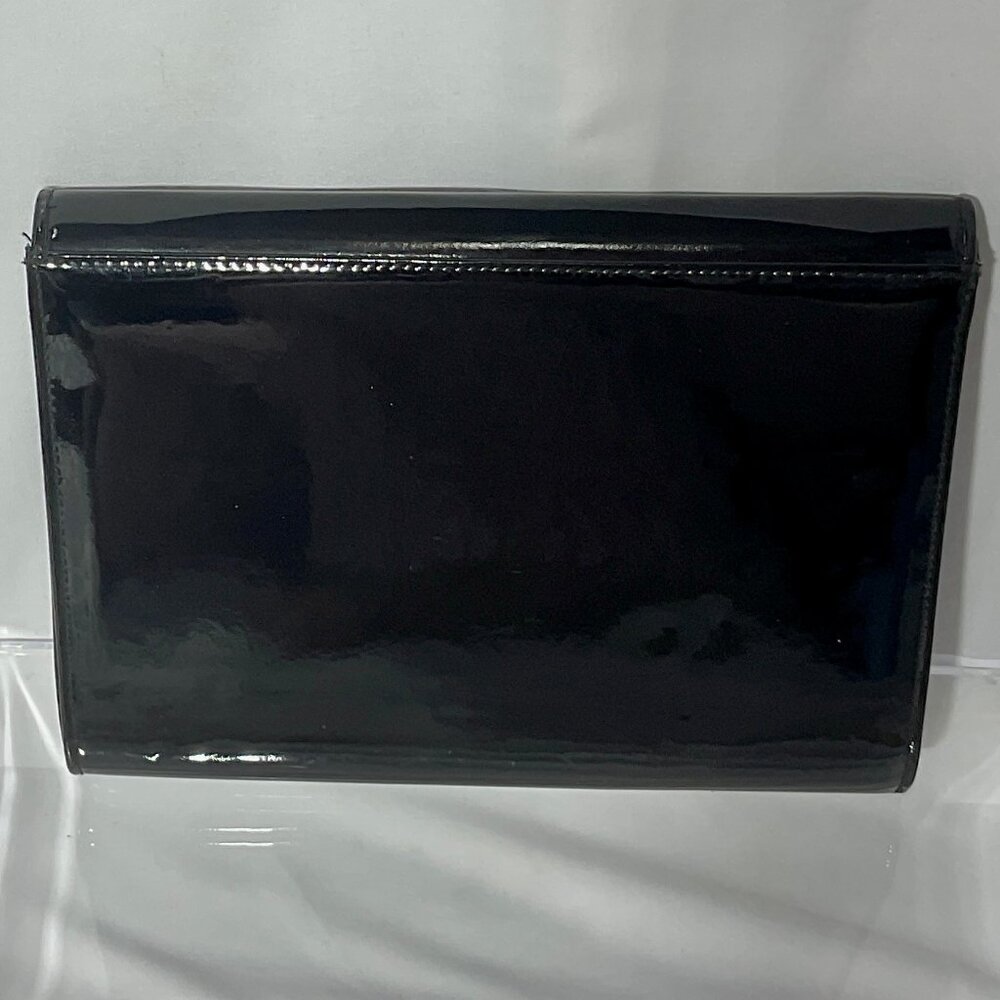 Vintage Furst College Patent "Leather" Envelope Purse Shoulder Bag - Picture 2 of 11